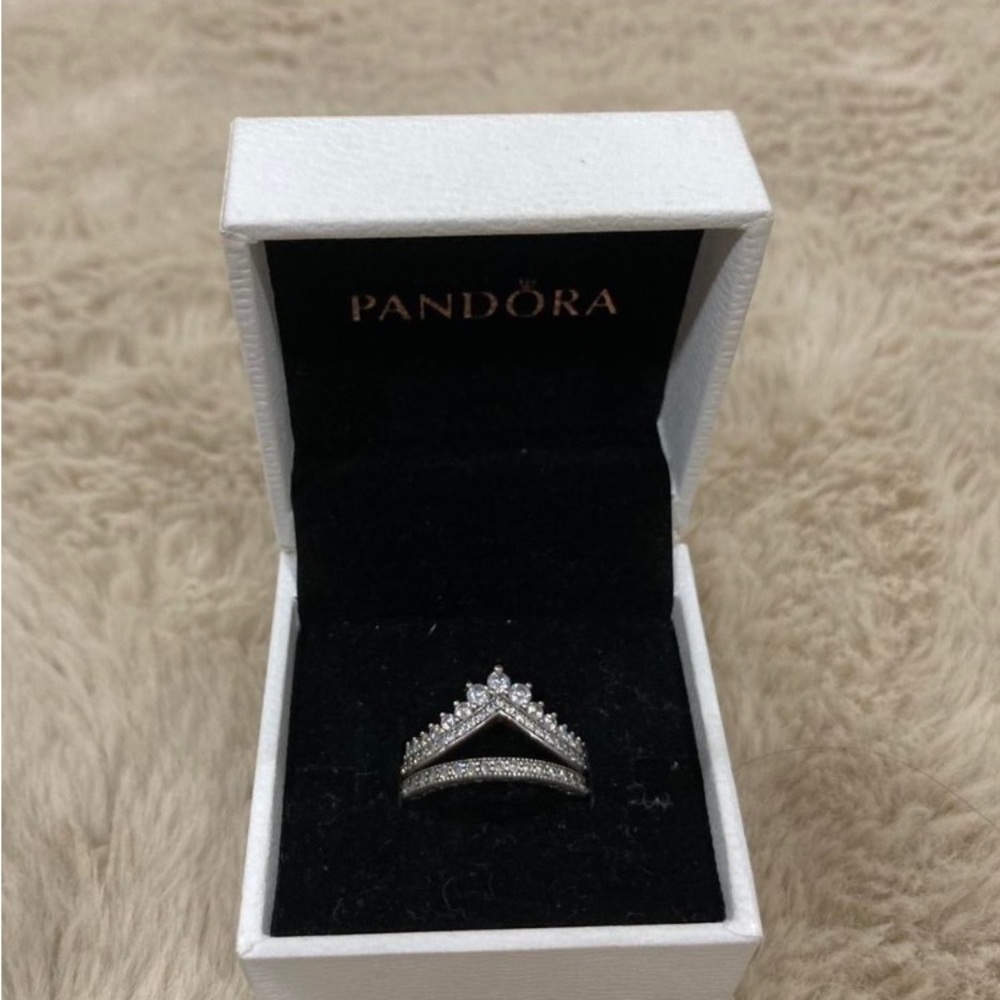 Pandora Silver Ring Set